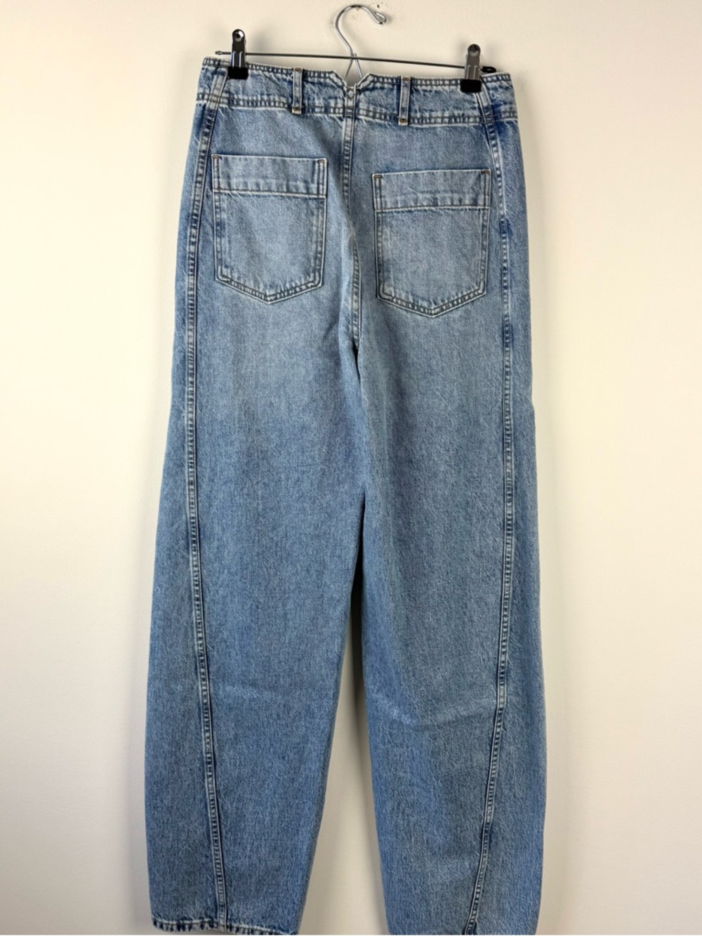 NWT Apiece Apart Meridians Jeans in Austin Wash Barrel Balloon Baggie - Picture 5 of 8
